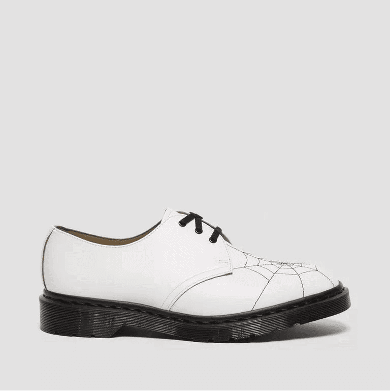 DM's X SUPREME 1461 Vintage White Leather Shoes JP SUK 